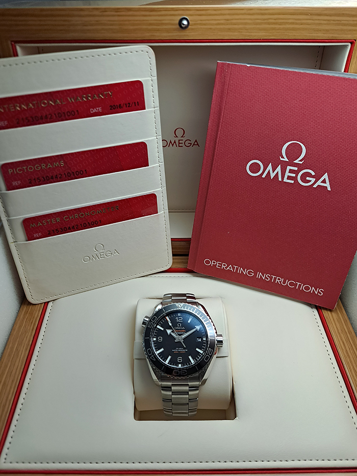 Omega Seamaster Planet Ocean Master Chronometer Wristwatch Ref. 215.30.44.21.01.001